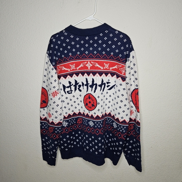 Naruto Shippuden Blue Sweater with Character Design - Picture 4 of 4